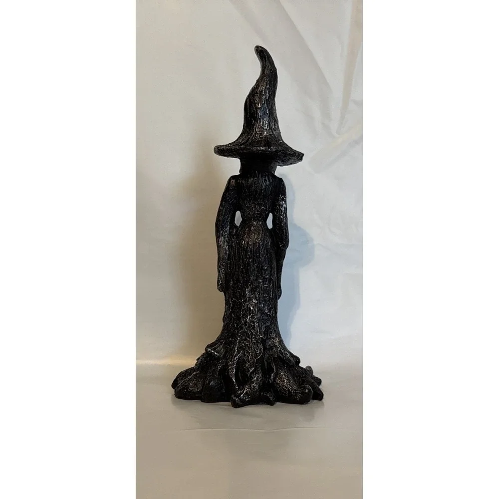 Tree Witch Statue Gothic Halloween Decor Gift New in Box - 7.5 Inches Tall